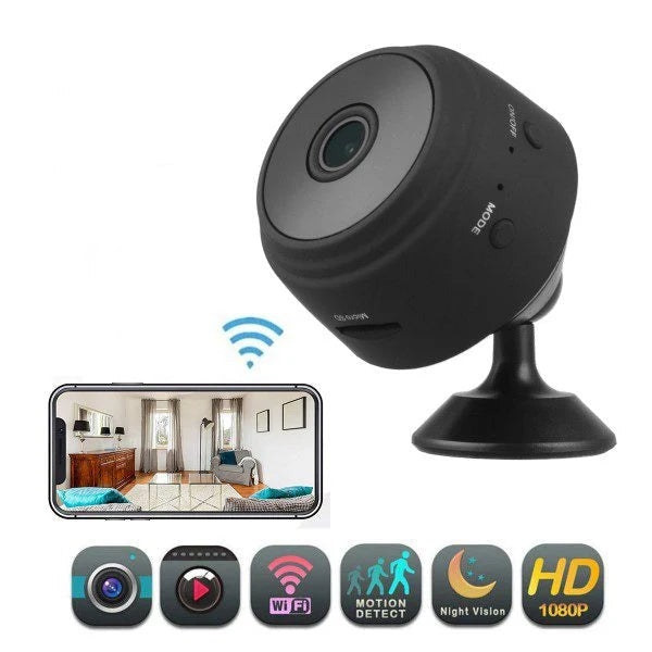 Mini Câmara Wi-Fi Magnética