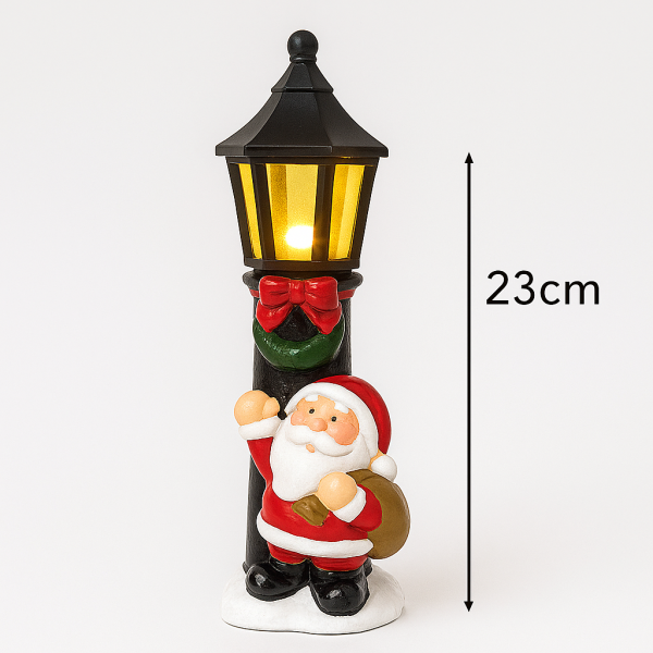 Candeeiro Pai Natal 23cm