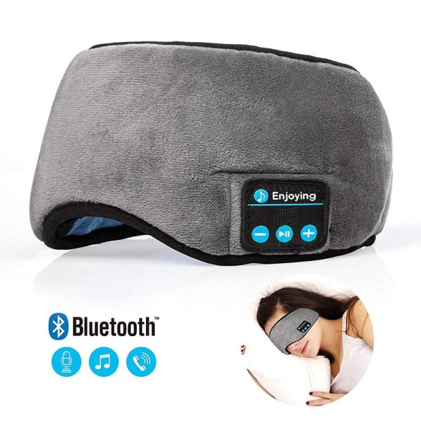 Máscara de Dormir com Fones Bluetooth