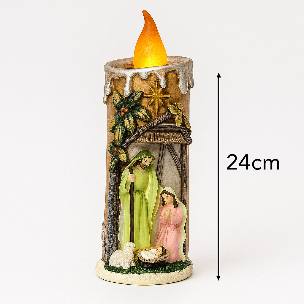 Vela LED Presépio 24cm