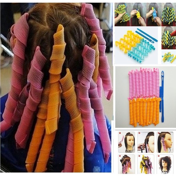 Rolos de Cabelo Mágicos Sem Calor
