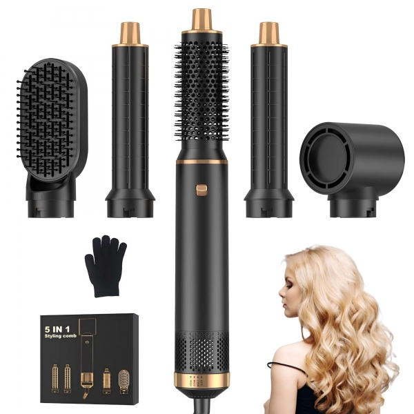 Escova de Ar Quente Modeladora 5 Peças